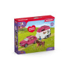 Set da gioco schleich 72223 horse club auto con rimorchio 100pz multicolore