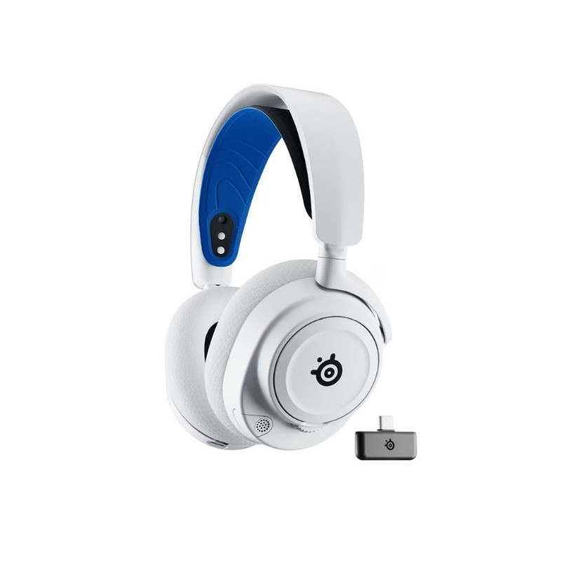 Cuffie steelseries nova 7p senza fili ps5/ps4 bianco [61561]