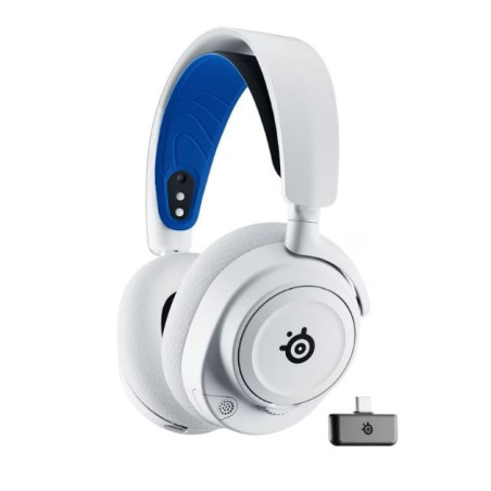Cuffie steelseries nova 7p senza fili ps5/ps4 bianco [61561]