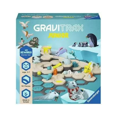 Set da gioco ravensburger gravitrax junior starter l ice multicolore