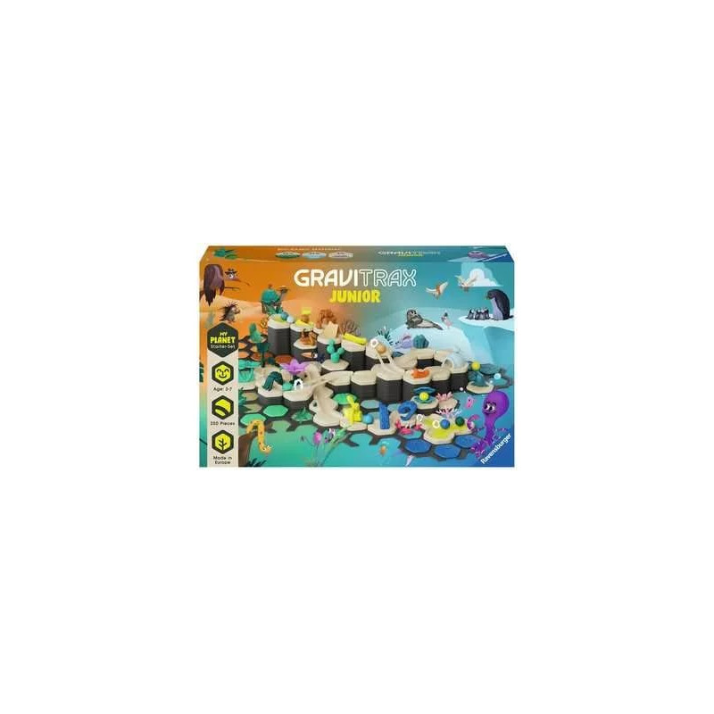 Set da gioco ravensburger gravitrax junior starter-set xxl planet