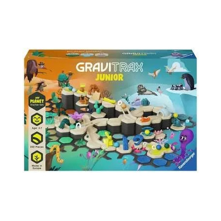 Set da gioco ravensburger gravitrax junior starter-set xxl planet
