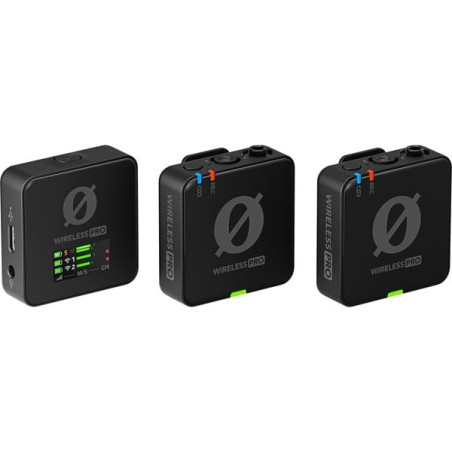 Microfoni rode microphones wireless pro 2.4ghz a batterie 5v nero