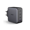 Caricatore ugreen 40747 usb 100w gan nexode 3x tipo-c 1xusb3