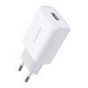 Caricatore ugreen usb 18w qc3.0 bianco [10133]