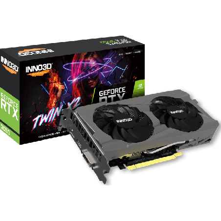 Scheda video nvidia inno3d geforce rtx 3050 8gb gddr6 128bit bianco