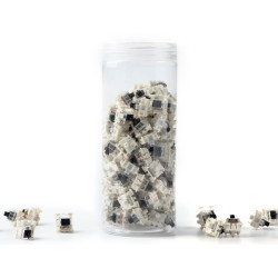 Set di switch keychron gateron g pro 3.0 110pz nero/trasparente [g184]