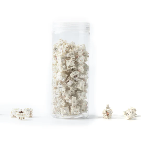 Set di switch keychron gateron g pro 3.0 110pz bianco [g185]