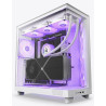Case nzxt h6 flow rgb midi tower in vetro temperato bianco [cc-h61fw-r1]
