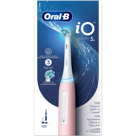 Spazzolino elettrico braun oral-b io series 3n rosa [3n]