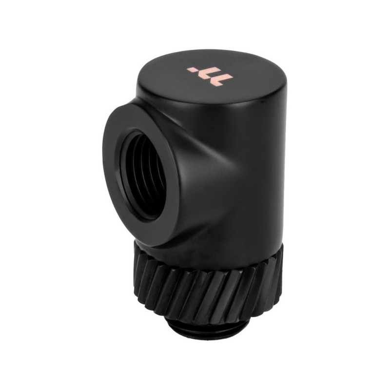 Raccordo rotante thermaltake pacific g1/4 90 nero [cl-w396-cu00mk-a]