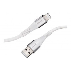 Cavo dati intenso a315l nylon 1.5m usb-a/lightning 12w bianco