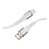 Cavo dati intenso a315l nylon 1.5m usb-a/lightning 12w bianco