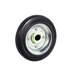 Ruota gomma f12 mm 85x25