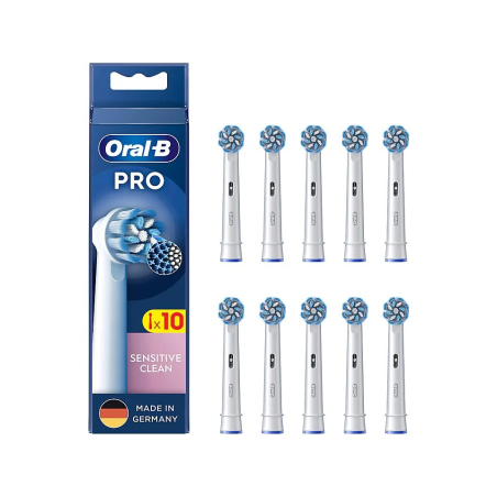 Testine di ricambio spazzolino oral-b pro sensitive clean 10pz