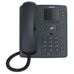 Telefono snom d150 w/o ps nero [00004652]