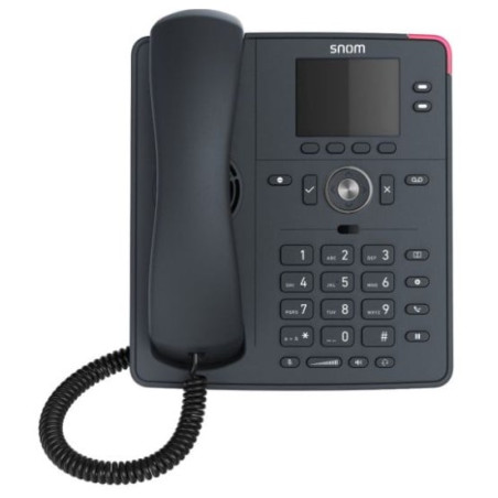 Telefono snom d150 w/o ps nero [00004652]