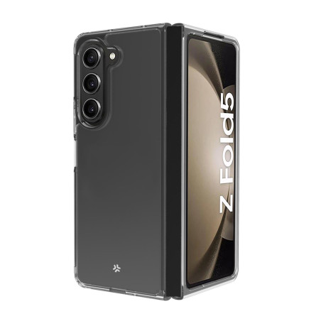 Custodia celly gelskin per samsung z flip 5 transparente [gelskin1057]