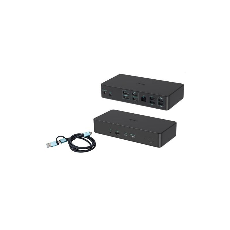 Docking station i-tec 100w per notebook usb 3.0 tipo-c nero