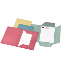 Cartella 3 lembi plastibor garda 40 in pp opaco 25x35cm lilla [p0004014]