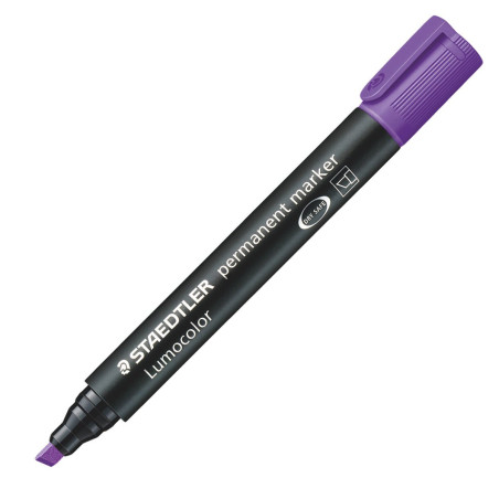 Pennarello staedtler lumocolor permanente 350 punta 2/5mm viola [350-6]