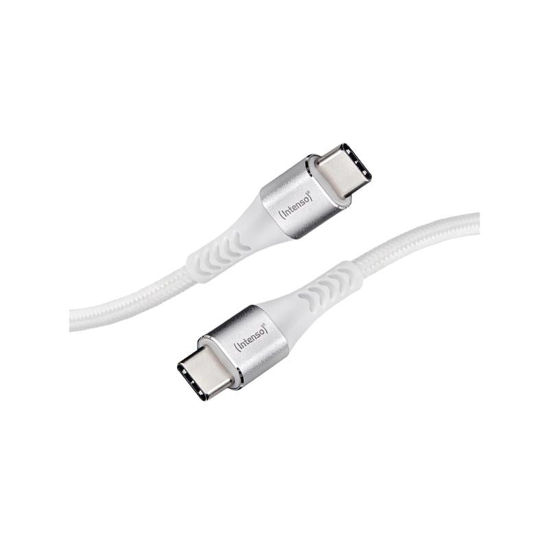 Cavo dati intenso c315c nylon 1.5m usb-c/usb-c 60w bianco
