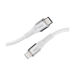 Cavo dati intenso c315l nylon 1.5m usb-c/lightning 60w bianco