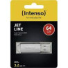 Pen drive 64gb intenso jet line alluminio usb 3.2 gen 1x1 argento
