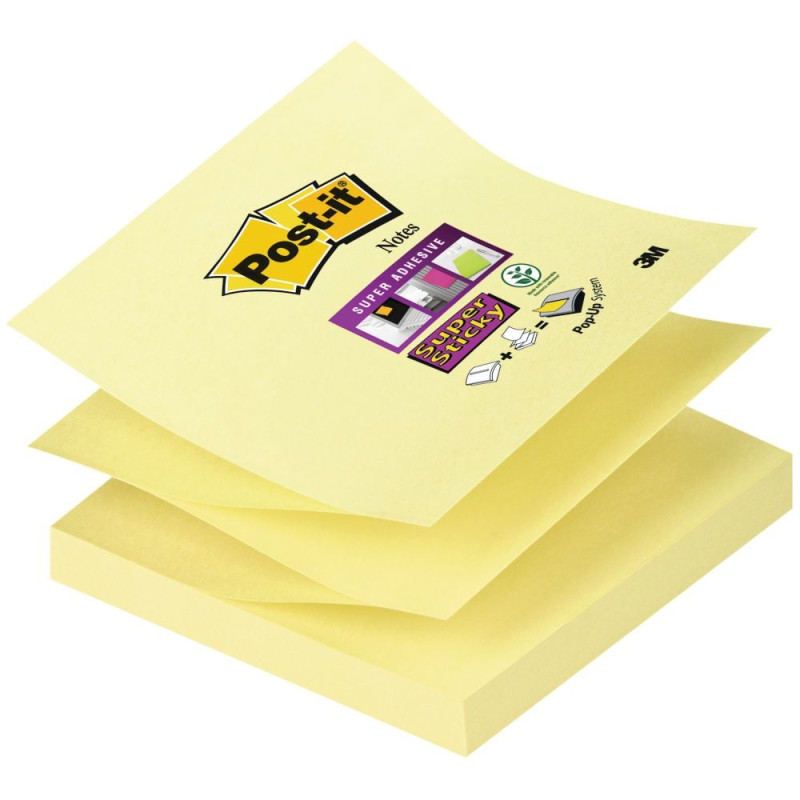 Cf12bloc post-it supstir330-12ss-cy [7100290161]