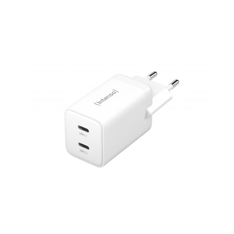 Alimentatore da rete intenso w40cc gan 2xusb-c 40w bianco [7804012]