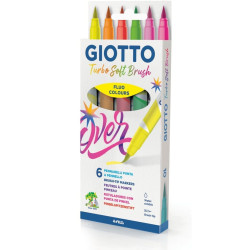 Set pennarelli giotto +3anni 6pz colori assortiti [f427200]