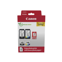 Cartuccia canon 8287b008 pg-545/cl-546 multi inchiostro nero