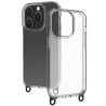 Custodia celly freedom per iphone 15 pro max con lace nero trasparente