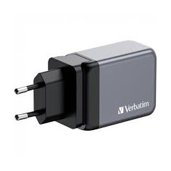 Alimentatore da rete verbatim gnc-65 65w grigio/nero [32201]