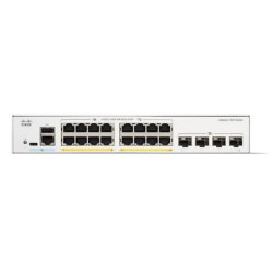 Switch cisco catalyst 1300 ge full poe 2x1g sfp gestito 16 porte