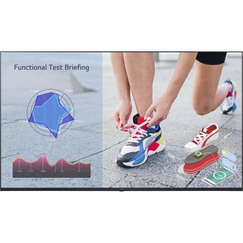 Monitor digitale signage led 50'' lg 50ul3j-m 4k uhd