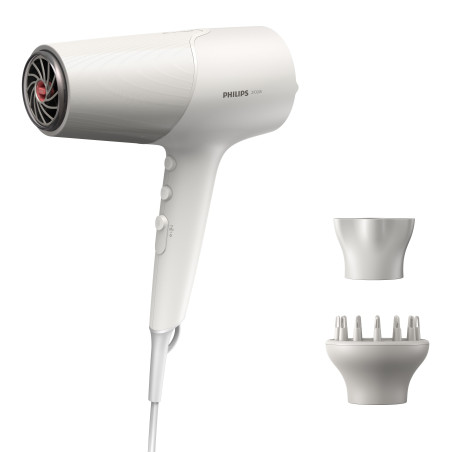 Asciugacapelli philips gancio per appendere 2100w bianco [bhd501/20]