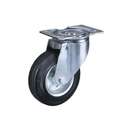 Ruota gomma piastra girevole 103x 85 / 100x30