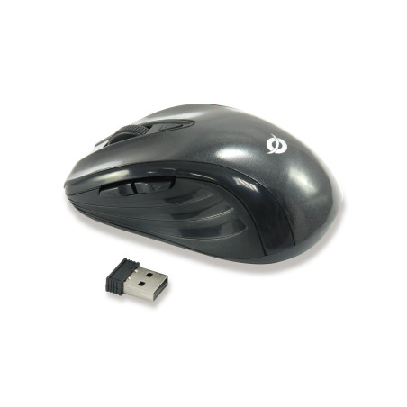Mouse conceptronic wireless/mano destra/ottico a batterie aaa 1600dpi