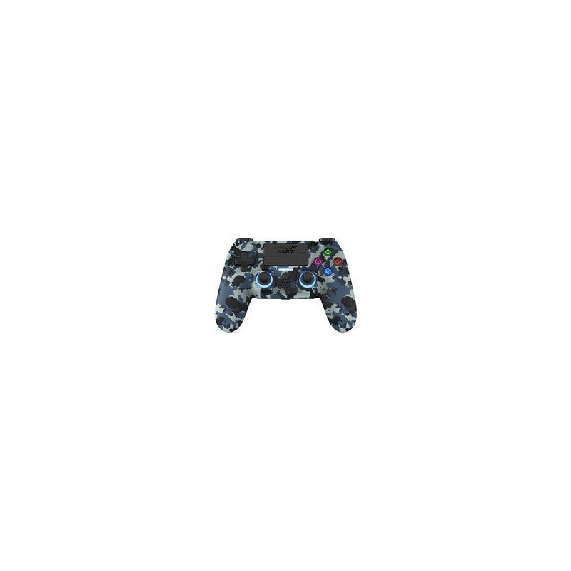 Controller senza fili dragon per ps4-pc 620mah 16pulsanti blu