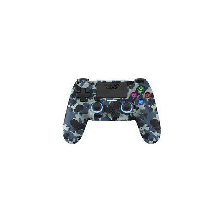 Controller senza fili dragon per ps4-pc 620mah 16pulsanti blu
