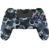 Controller senza fili dragon per ps4-pc 620mah 16pulsanti blu