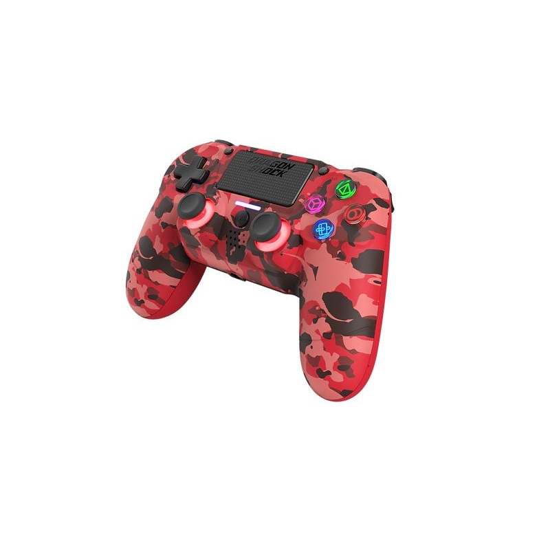 Controller dragonshock mizar wireless per ps4/gamepad 620mah/pulsanti
