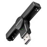 Lettore tascabile axagon cre-smpa per smart card usb-c
