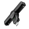 Lettore tascabile axagon cre-smpc per smart card usb-c