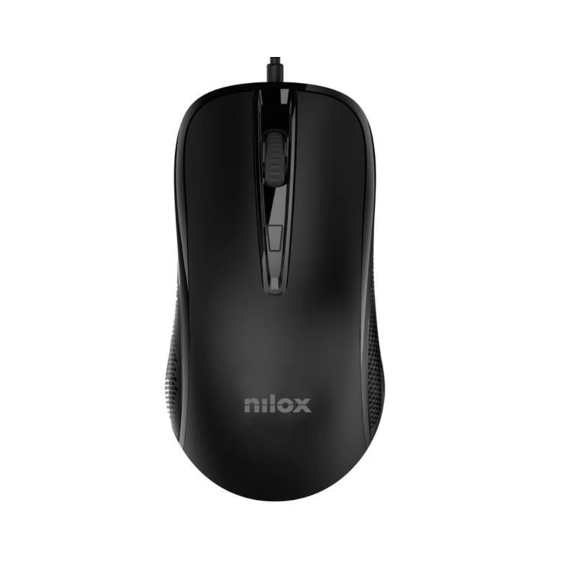 Mouse nilox ottico usb 2400dpi nero [mousb1014]