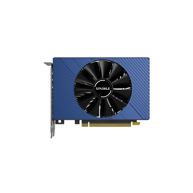 Scheda video intel sparkle intel arc a380 elf 6gb gddr6 96bit blu