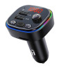 trasmettitore fm vakoss fm/bluetooth/usb rgb nero [tc-b439k]