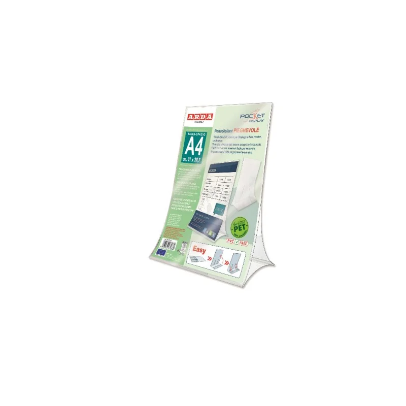 Portadepliant pieghevole ''l'' arda a4 21x29.7cm