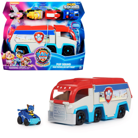 Veicolo giocattolo spin master paw patrol mighty movie canina pup